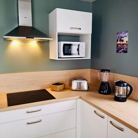 Apartment Cosy Ambiance Palm Spring Dans Avec Piscine 4 Pers 2 Neuf-Mesnil