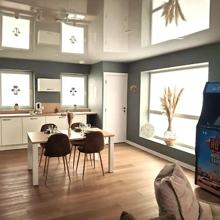 Apartment Cosy Ambiance Palm Spring Dans Avec Piscine 4 Pers 2 Neuf-Mesnil